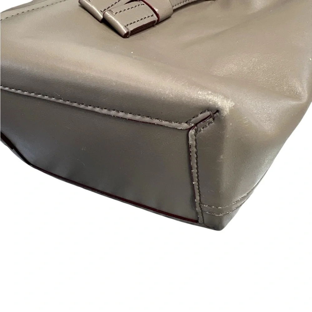 ELENA GHISELLINI Leo Bucket Bag, Light Biege